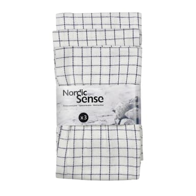Chef s tea towels 3-pack blue