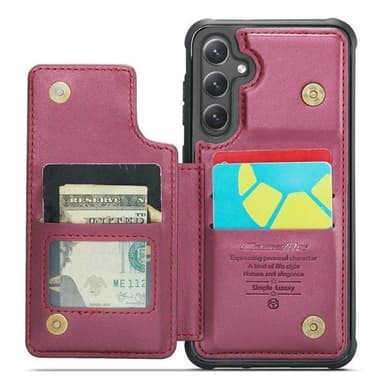 CaseMe puhelimenkotelo C22 Samsung Galaxy S25 - Viininpunainen