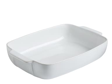 Dish rectangular 35 x 25 cm White Ceramics