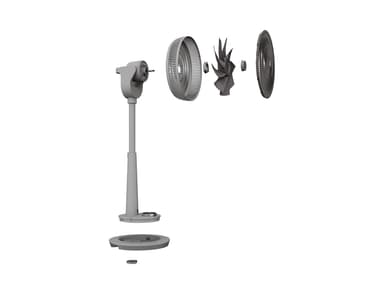Stand fan Whisper 2 Matte Grey