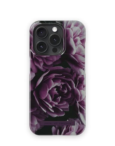 Printed Case iPhone 15PR Deep Purple Bloom
