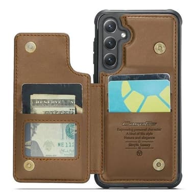 CaseMe puhelimenkotelo C22 Samsung Galaxy S25 Plus - Ruskea