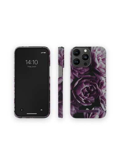 Printed Case iPhone 14PM Deep Purple Bloom