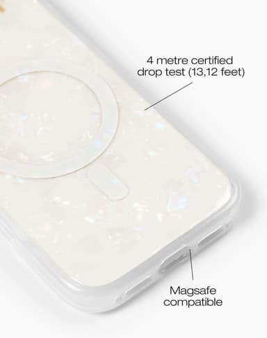 Pearlised Case MagSafe iPhone 16PL White