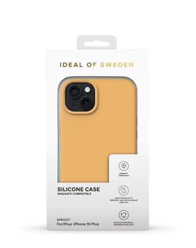 Silicone Case MagSafe iPhone 15PL Apricot