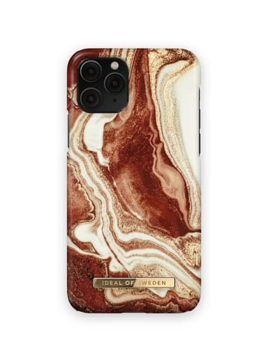 Printed Case iPhone 11P/XS/X Golden rusty mrb