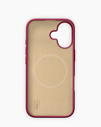 Silicone Case MagSafe iPhone 16PL Cranberry