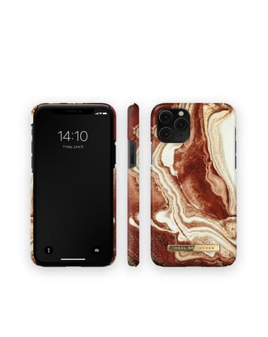 Printed Case iPhone 11P/XS/X Golden rusty mrb