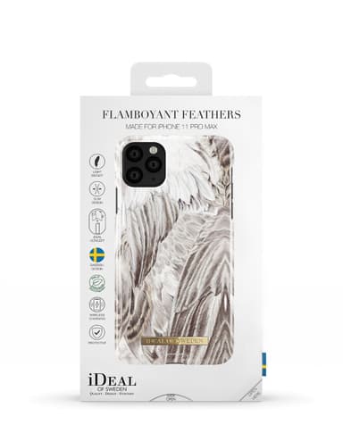 Printed Case Hannalics iPhone 11PM/XSM Flamboyant Feathers