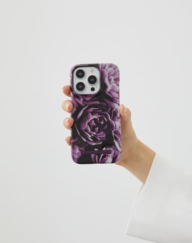 Printed Case iPhone 11/XR Deep Purple Bloom