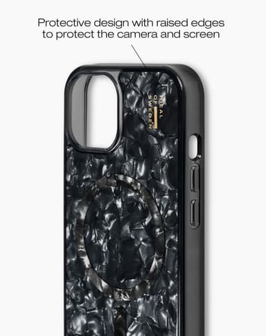 Pearlised Case MagSafe iPhone 13/14/15 Black