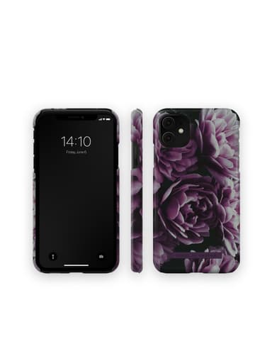 Printed Case iPhone 11/XR Deep Purple Bloom