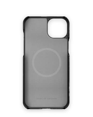 Printed Case MagSafe iPhone 15PL Black Thunder Marble