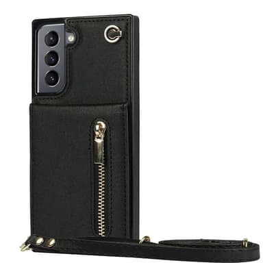 Zipper kaulakorukuori Samsung Galaxy S25 Plus - Musta