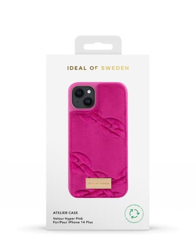 Atelier Case iPhone 14PL Velour Hyper Pink