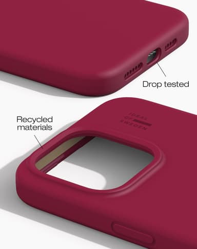 Silicone Case iPhone 15PM Cranberry