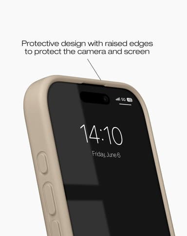 Silicone Case iPhone 16PL Beige