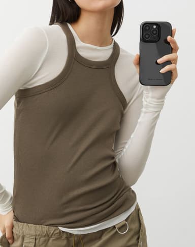 Mirror Case iPhone 16PR Mirror Black