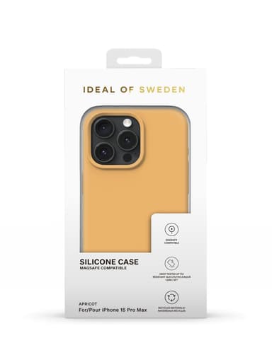 Silicone Case MagSafe iPhone 15PM Apricot