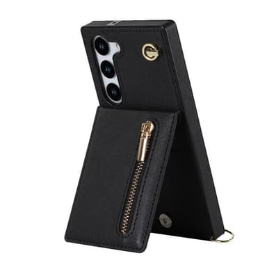Zipper kaulakorukuori Samsung Galaxy S25 Plus - Musta