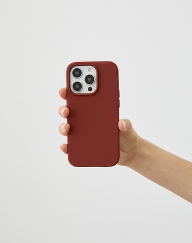 Silicone Case iPhone 14PM Dark Amber