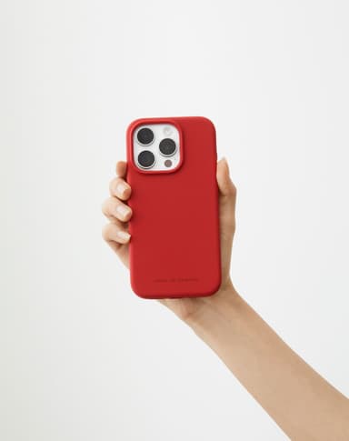 Silicone Case MagSafe iPhone 16PR Red