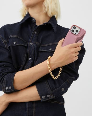 Mirror Case MagSafe iPhone 16PM Mirror Rose Pink