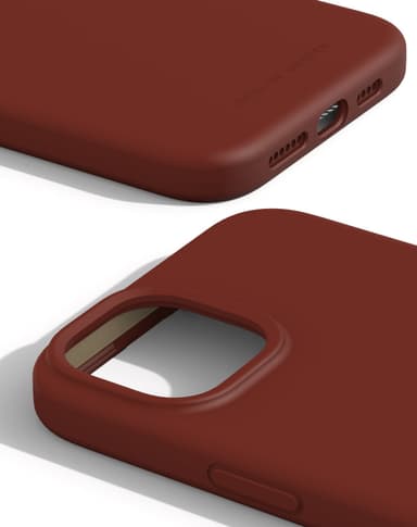 Silicone Case MagSafe iPhone 15PL Dark Amber