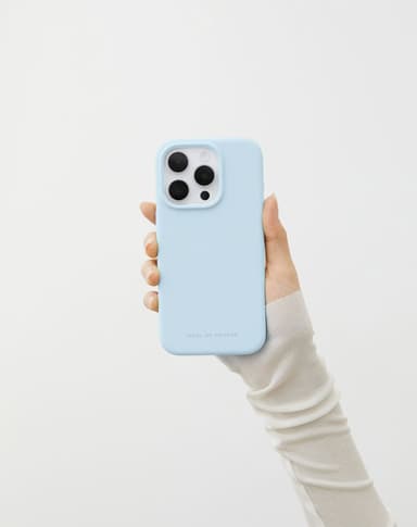 Silicone Case MagSafe iPhone 16PM Light Blue