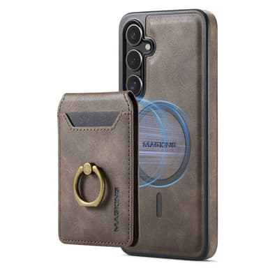 DG-Ming Magking K1 2in1 kotelo Samsung Galaxy S25 - Coffee