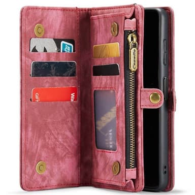 CaseMe puhelimenkotelo 008 8-kortti Samsung Galaxy S25 Plus - Punainen