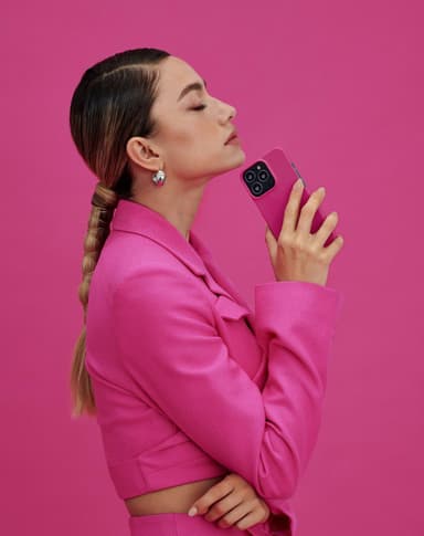 Seamless Case MagSafe iPhone 14PR Magenta