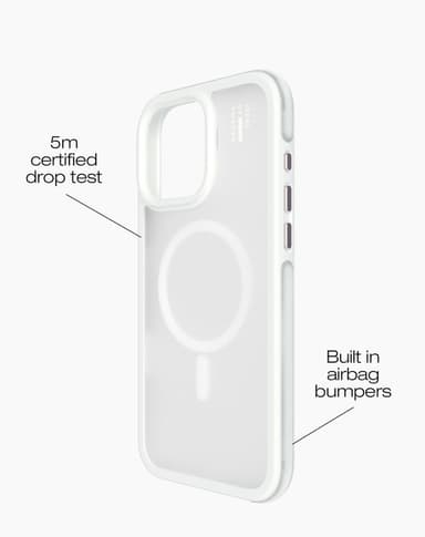Ideal Bumper Case MagSafe iPhone 16PM Cloudy White