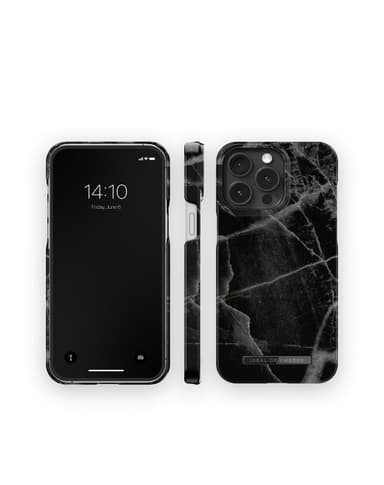 Printed Case MagSafe iPhone 15PM Black Thunder Marble