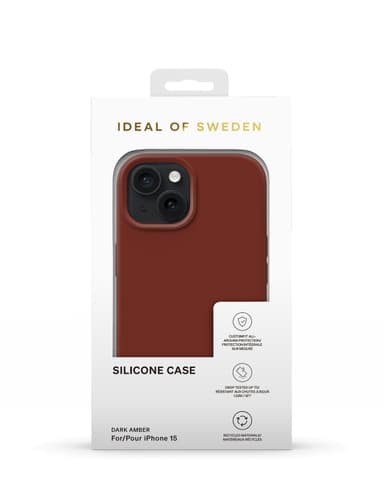 Silicone Case iPhone 13/14/15 Dark Amber