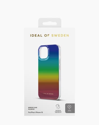 Mirror Case MagSafe iPhone 13/14/15 Rainbow