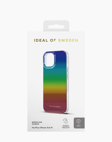 Mirror Case MagSafe iPhone 13/14 Rainbow