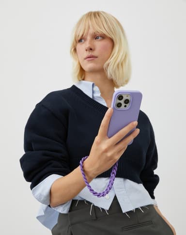 Silicone Case iPhone 15PR Purple