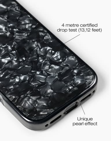 Pearlised Case iPhone 16PR Black