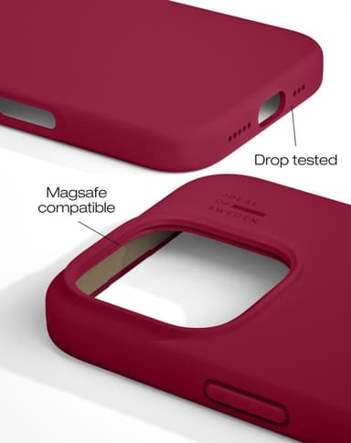 Silicone Case MagSafe iPhone 16PM Cranberry