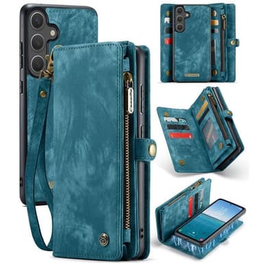 CaseMe puhelimenkotelo 008 8-kortti Samsung Galaxy S25 Plus - Sininen