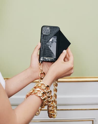 Necklace Case iPhone 11PM/XSM Neo Noir Croco