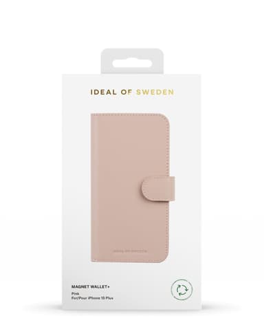 Magnet Wallet+ iPhone 15PL Pink
