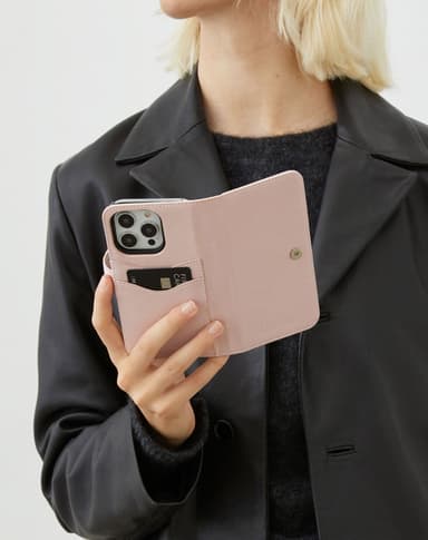Magnet Wallet+ MagSafe iPhone 16PM Pink