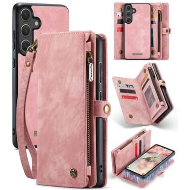 CaseMe puhelimenkotelo 008 8-kortti Samsung Galaxy S25 Plus - Vaaleanp
