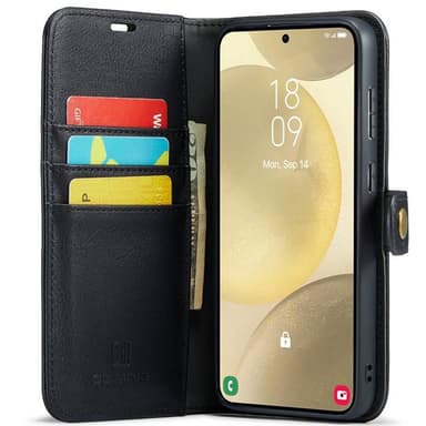 Lompakkokotelo DG-Ming 2i1 Samsung Galaxy S25 - Musta