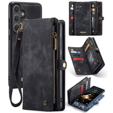 CaseMe puhelimenkotelo 008 8-kortti Samsung Galaxy S25 Plus - Musta/ha