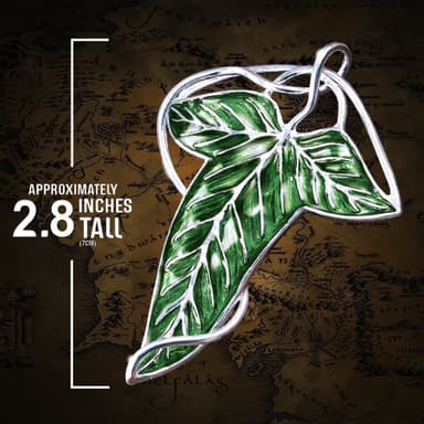 Noble Collection Lord of the Rings kaulakoru (Elven Leaf rintaneula)