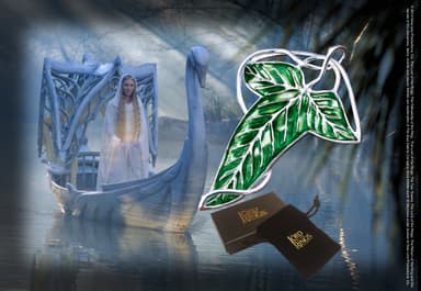 Noble Collection Lord of the Rings kaulakoru (Elven Leaf rintaneula)