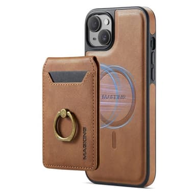 DG-Ming Magking K1 2in1 kotelo iPhone 13 - Ruskea